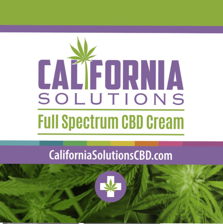 Full Spectrum CBD Cream – California Solutions