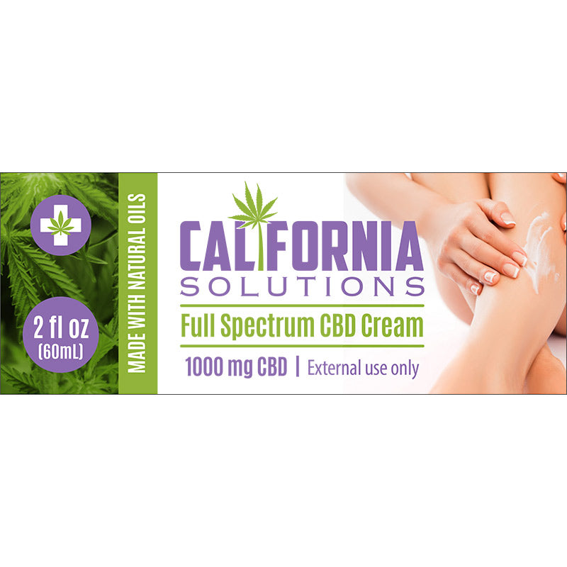 Full Spectrum CBD Cream – California Solutions